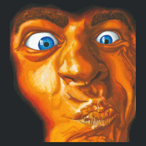 Womens Drownink Orange Face  Design